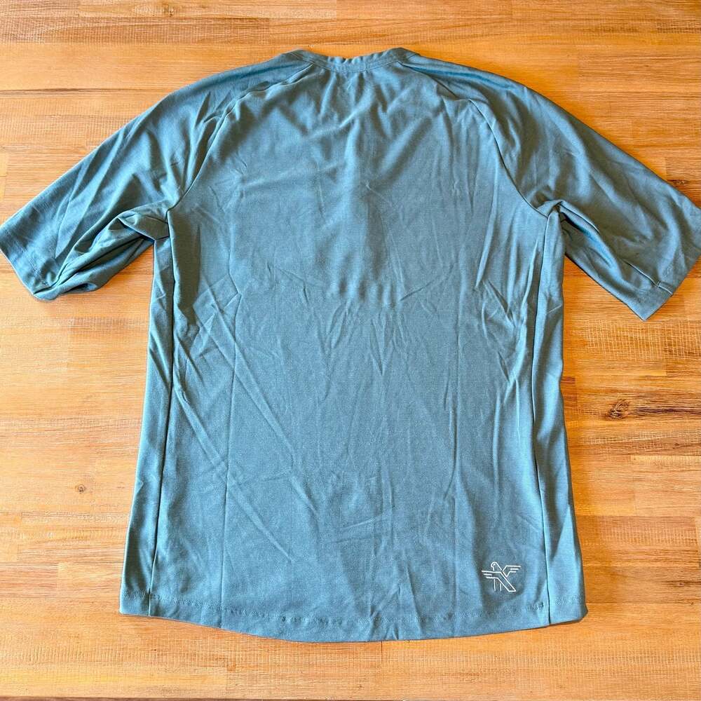 KETL Men's Blue Short Sleeve Henley Tech Jersey Shirt Large - Picture 3 of 6